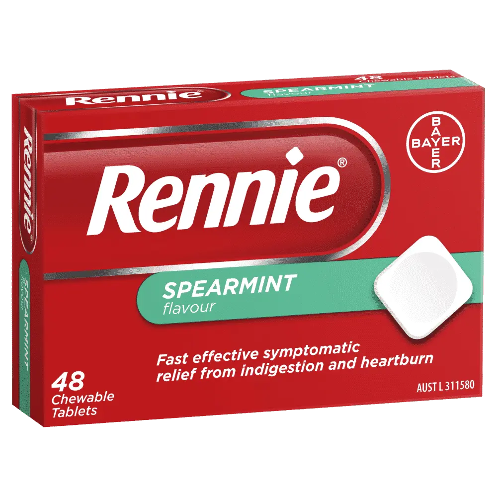 Rennie Chewable Tablets – Spearmint