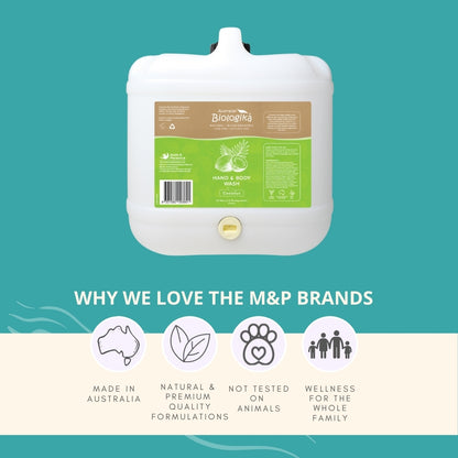 Biologika Coconut Hand & Body Wash BULK 15L