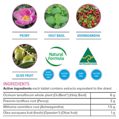 Harmony Restore Exhaustion & Stress Relief 60 Tablets