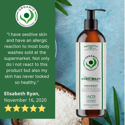 Organic Formulations Coconut Body Wash 500ml