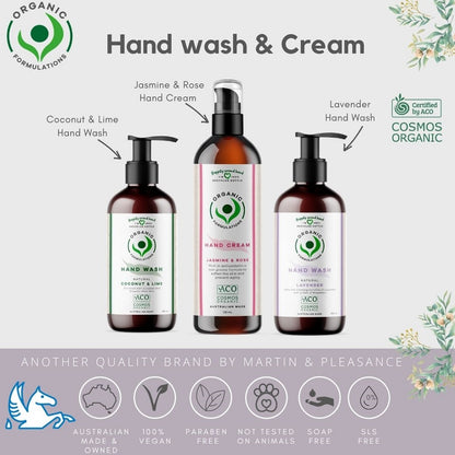 Organic Formulations Jasmine & Rose Hand Cream 125ml
