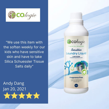 ECOLogic Sensitive Laundry Liquid Fragrance Free 1L