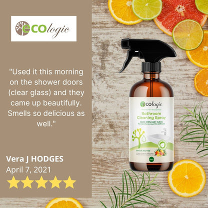 ECOLogic Citrus & Tea Tree Bathroom Cleaning Spray 500mL