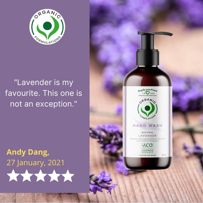 Organic Formulations Lavender Hand Wash 250ml