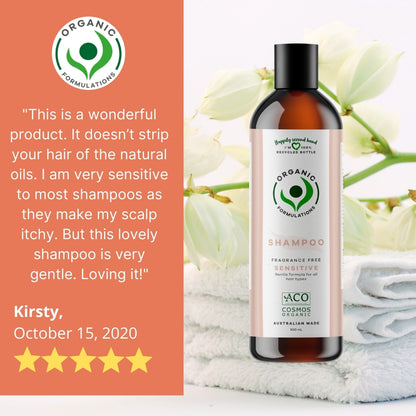 Organic Formulations Sensitive Shampoo 500ml