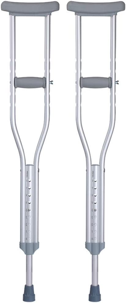 Aluminium Crutches Underarm Adult Medium 136Kg Pair