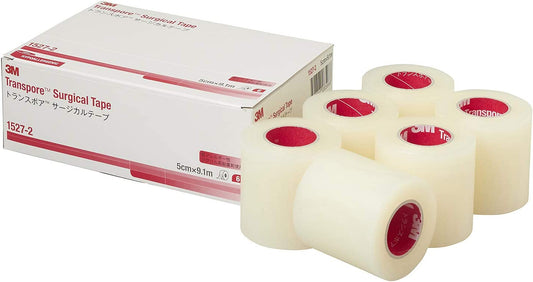 3M Transpore Surgical Tape 2.5Cmx9.1M Box 12