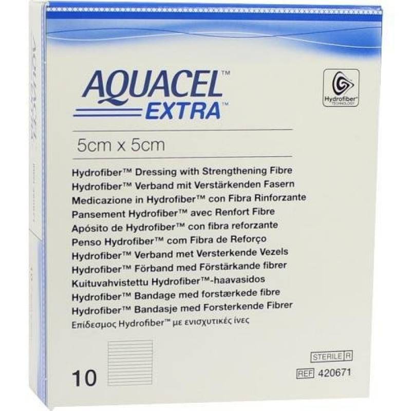 Aquacel Extra 5Cmx5Cm Box 10