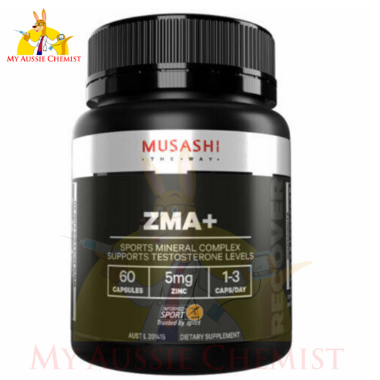 Musashi ZMA + 60 Capsules