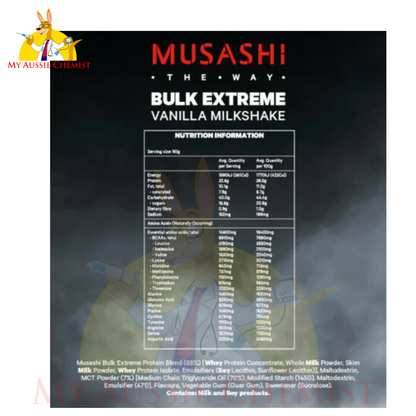 Musashi Bulk Extreme Protein Powder