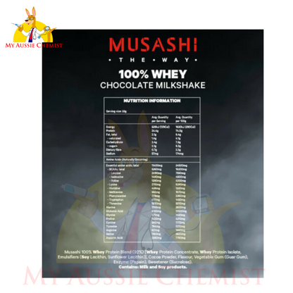 Musashi 100% Whey Protein Powder