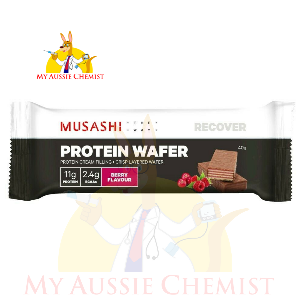 Musashi Protein Wafer 40g x 12 Bars