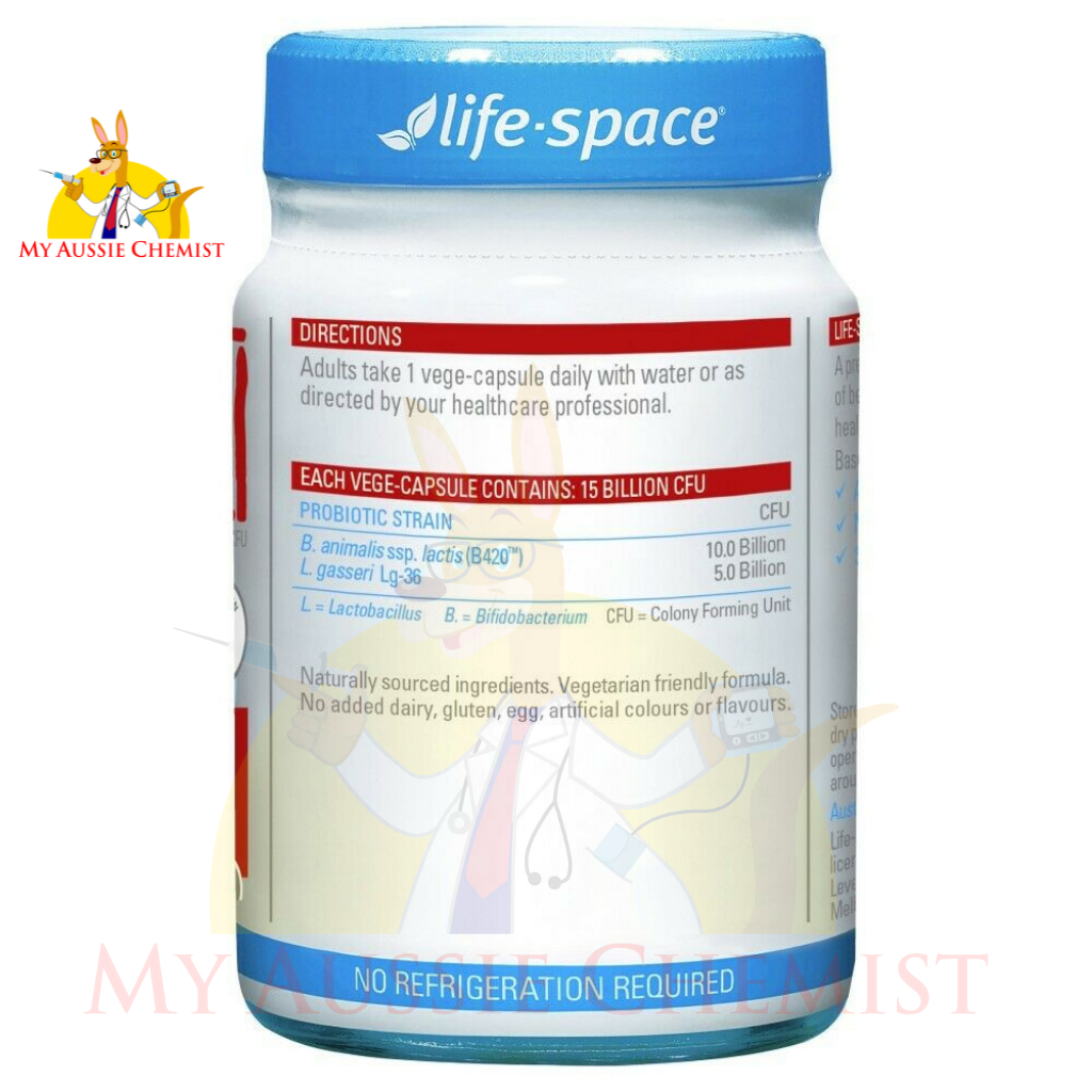 Life-Space Shape B420 Probiotic 60 Vege Capsules Healthy Digestive Flora System