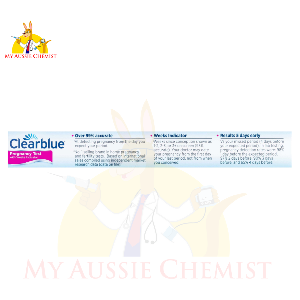 Clearblue Pregnancy Test with Weeks Indicator 2 Digital Tests Over 99% Accurate