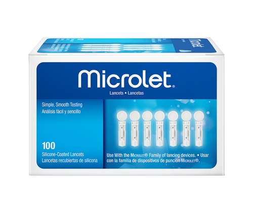 Bayer Contour  Microlet Lancets 100 Sterile Single Use