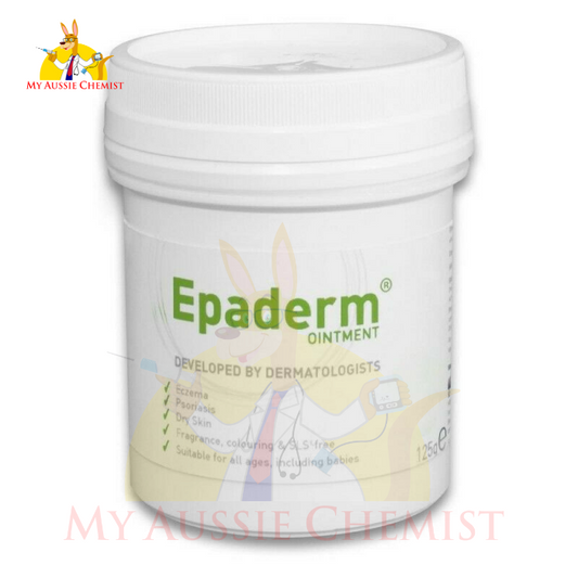 Epaderm Ointment 125g Moisturise Dry Skin Eczema Psoriasis Rich Emollient