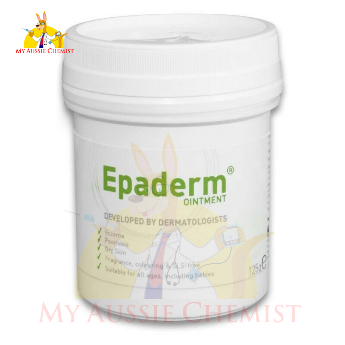 Epaderm Ointment 125g Moisturise Dry Skin Eczema Psoriasis Rich Emollient