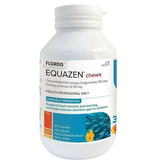 Flordis Equazen (Formerly Eye Q) Chews Strawberry Flavoured Cap X 180