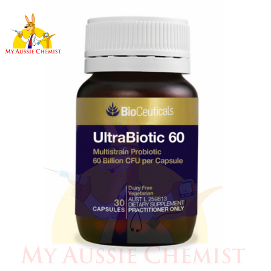 Bioceuticals Ultrabiotic 60 30 Capsules or 60 Capsules