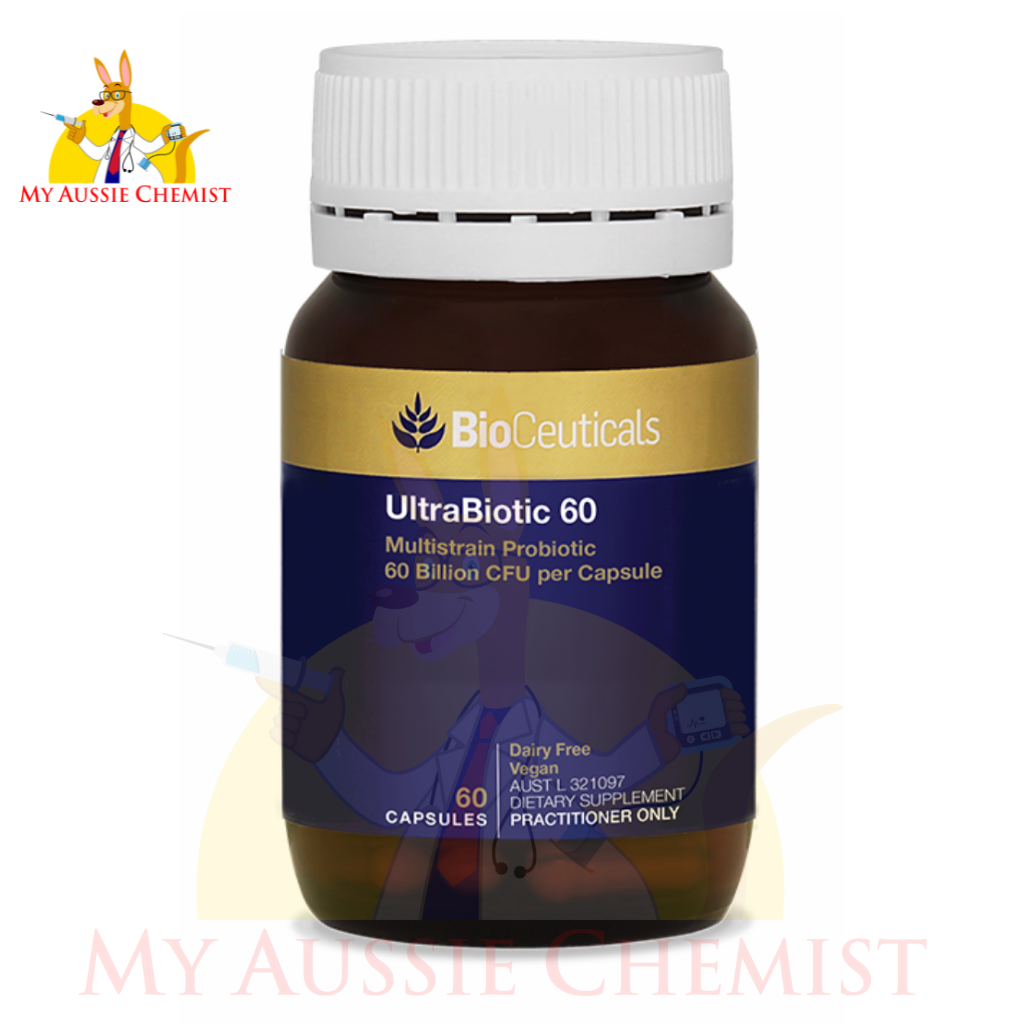 Bioceuticals Ultrabiotic 60 30 Capsules or 60 Capsules