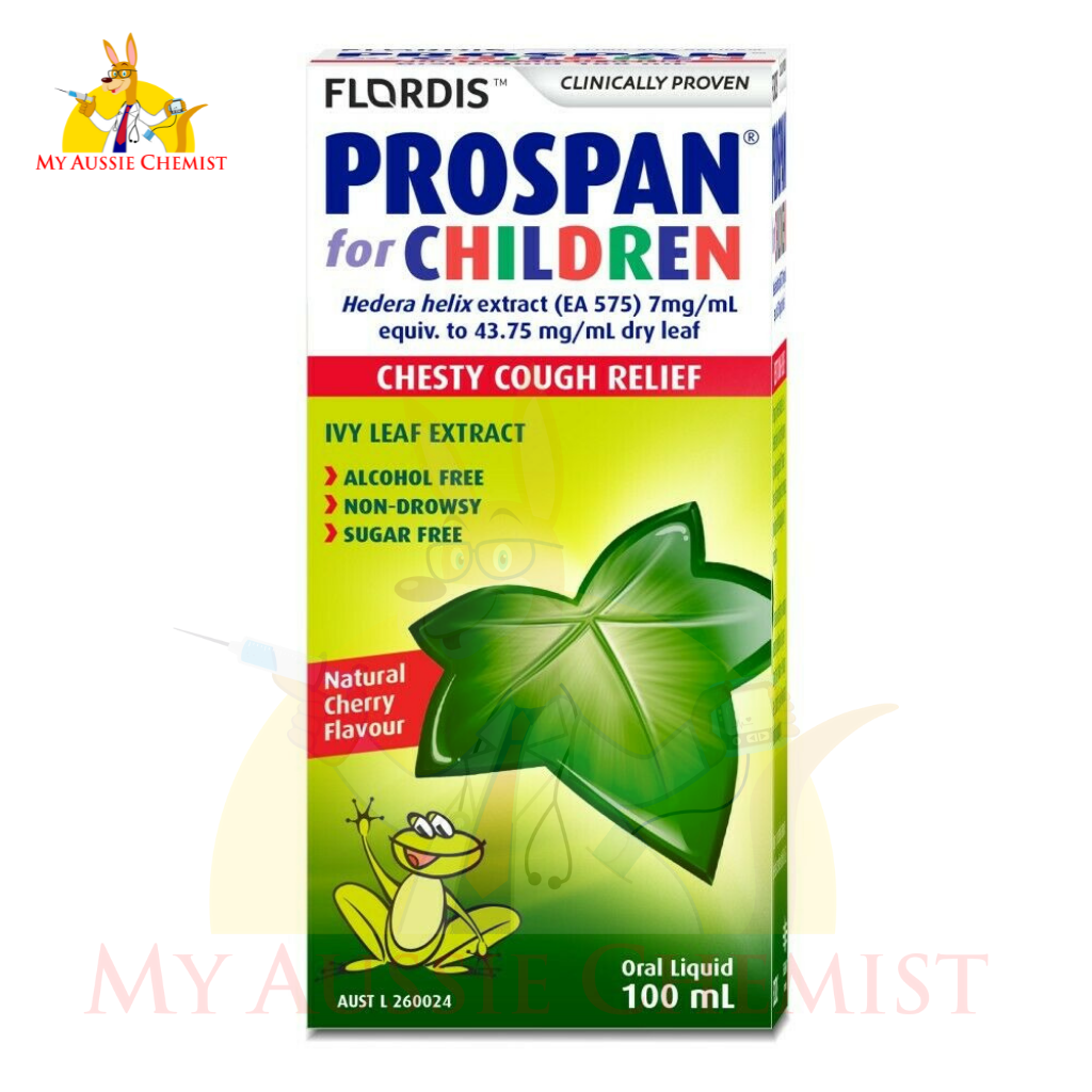 Prospan for Children Chesty Cough Relief 100mL Oral Liquid Ivy Leaf Extract Kids