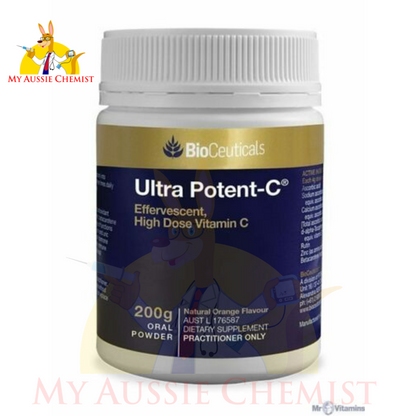 Bioceuticals Ultra Potent C Powder 200gm or 500gm