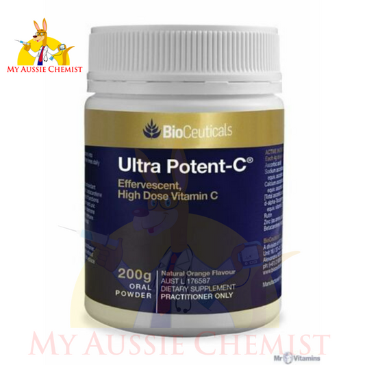 Bioceuticals Ultra Potent C Powder 200gm or 500gm