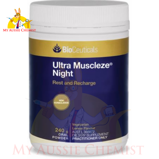 BioCeuticals Ultra Muscleze Night 240g or 400g Powder