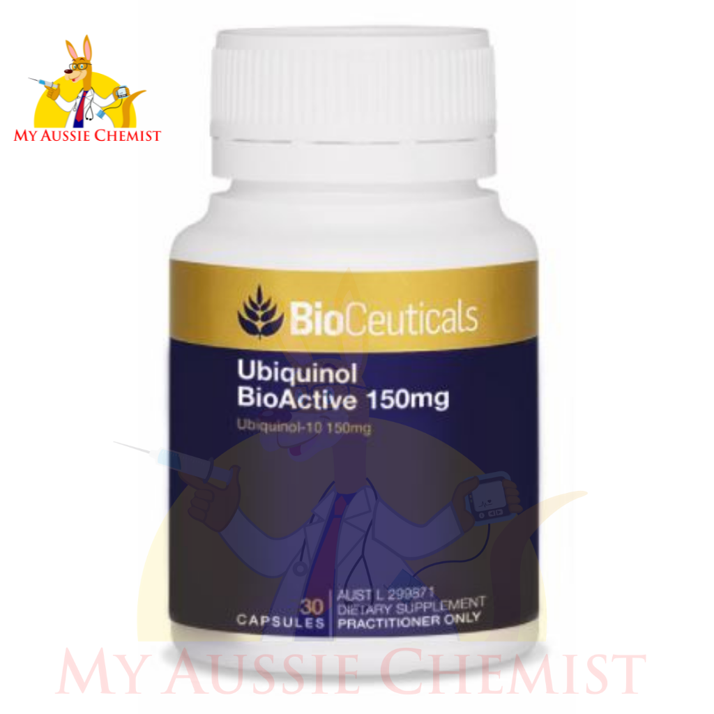 Bioceuticals Ubiquinol BioActive 150mg 30 or 60 Capsules
