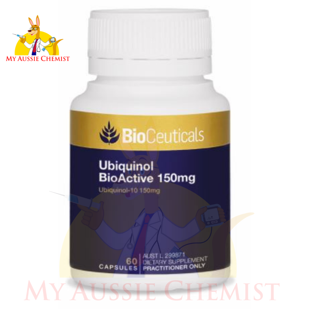 Bioceuticals Ubiquinol BioActive 150mg 30 or 60 Capsules