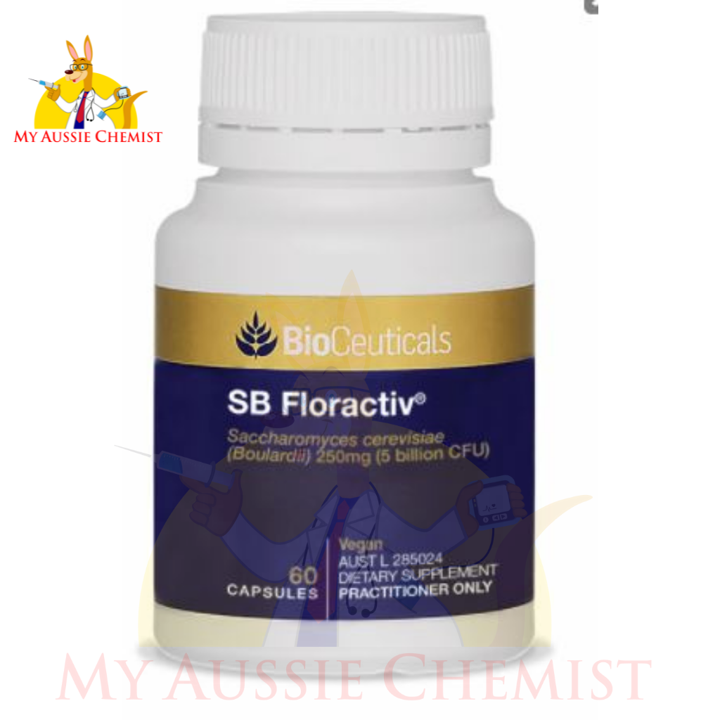 Bioceuticals SB Floractiv 250mg 30, 60, 120 Capsules