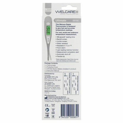 Welcare Digital Thermometer- Ultimate