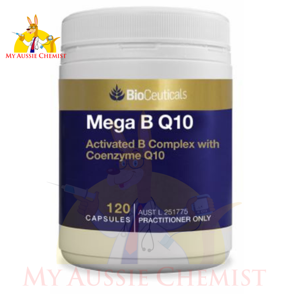 Bioceuticals Mega B Q10 Capsules - MyAussieChemist