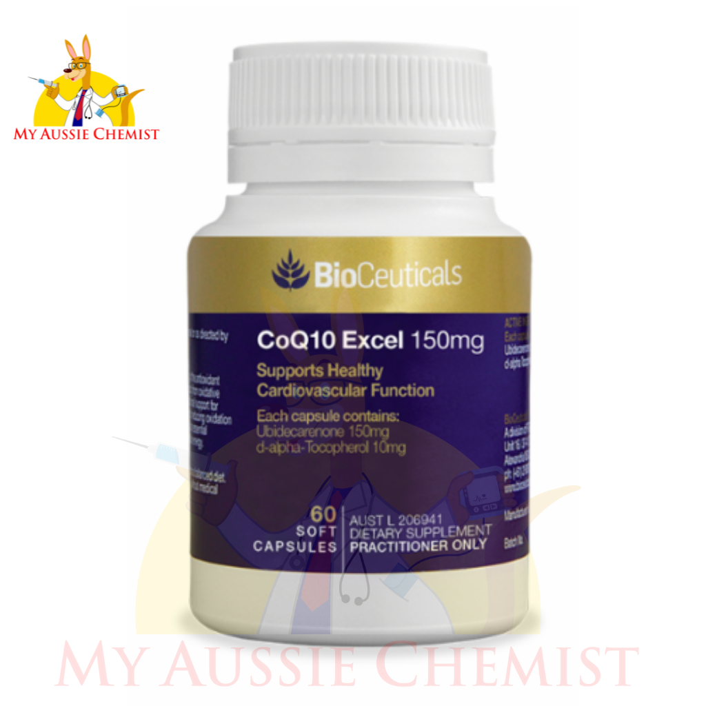 Bioceuticals CoQ10 Excel 150mg 60 Capsules