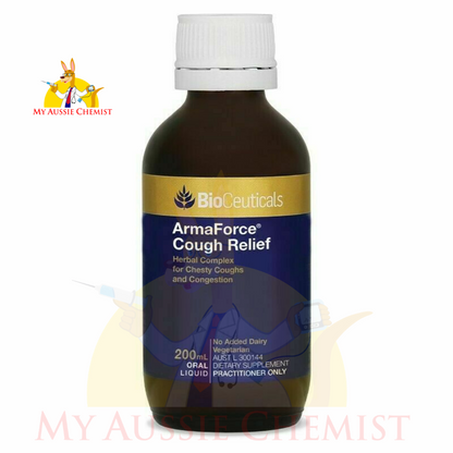 BioCeuticals ArmaForce Cough Relief 200mL Oral Liquid