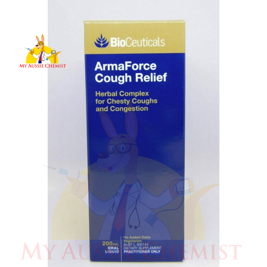 BioCeuticals ArmaForce Cough Relief 200mL Oral Liquid