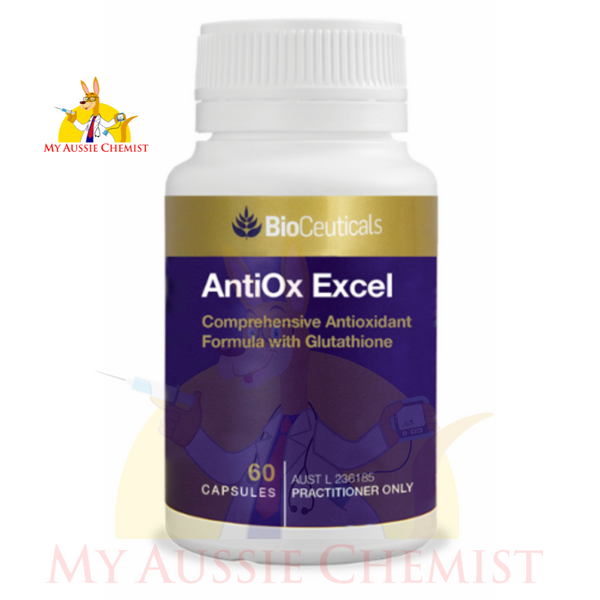 BioCeuticals AntiOx Excel 60 Capsules Comprehensive Antioxidant with G