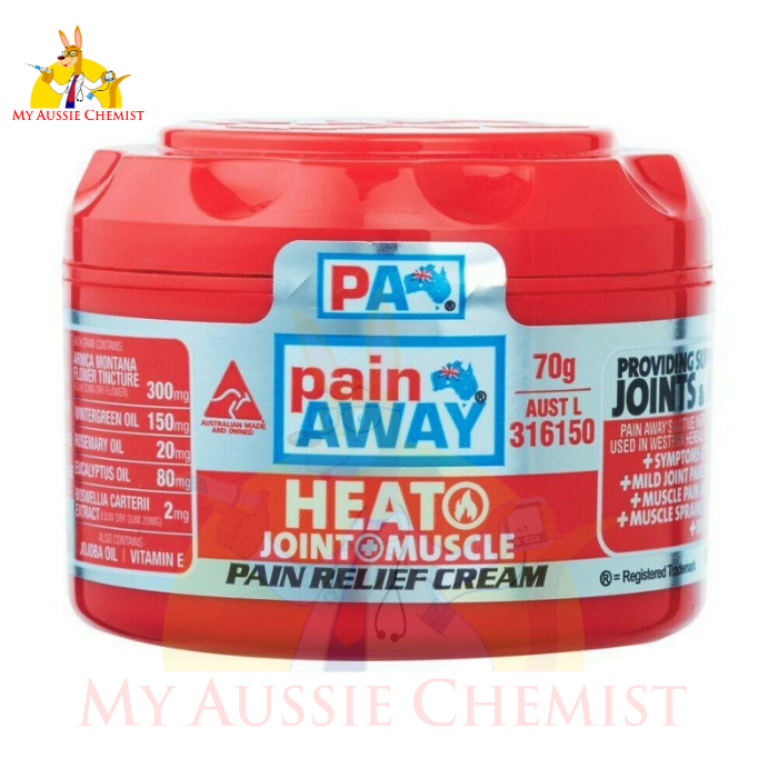 Pain Away Heat Joint & Muscle Cream 70g