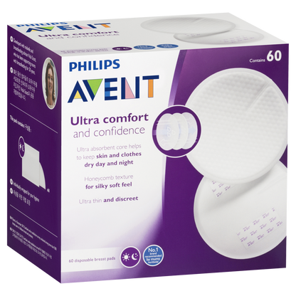 Philips Avent Ultra Comfort Disposable Breast Pads 60 Pack