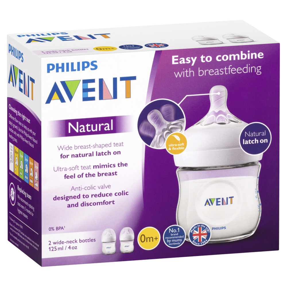 Avent wide neck store bottles