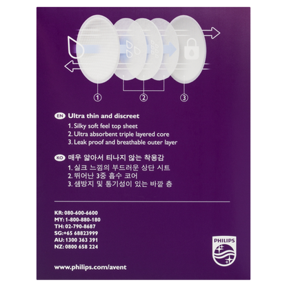 Philips Avent Ultra Comfort Disposable Breast Pads 60 Pack
