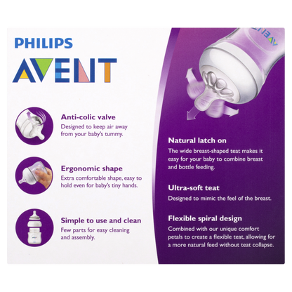 Philips Avent Natural Response Baby Bottle 125mL 2 Pack