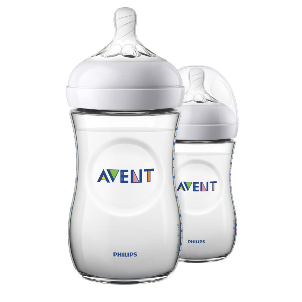Philips Avent BABY BOTTLES 260ML 2PK Philips Avent Natural Response Baby Bottle 260mL 2 Pack