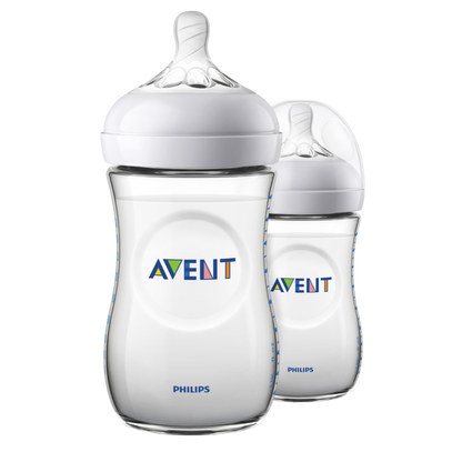 Philips Avent BABY BOTTLES 260ML 2PK Philips Avent Natural Response Baby Bottle 260mL 2 Pack