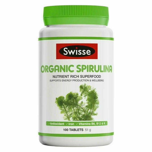 Swisse Organic Spirulina 200 Tablets