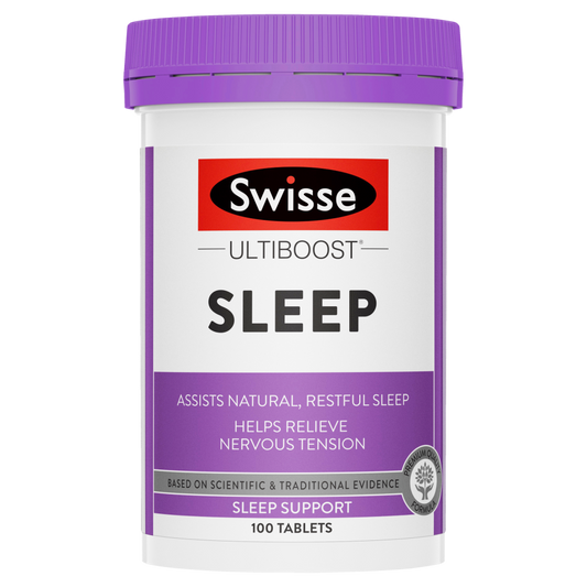 Swisse Ultiboost Sleep 100 Tablets Valerian Restful Sleep Nervous Tension