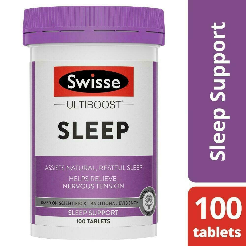 Swisse Ultiboost Sleep 100 Tablets Valerian Restful Sleep Nervous Tension