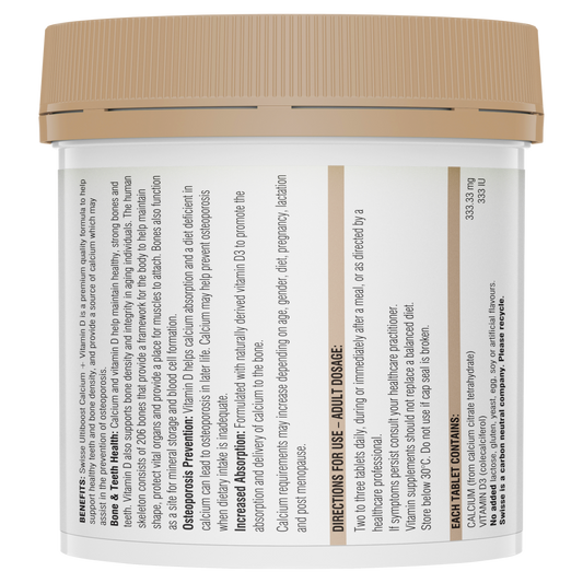 Swisse Ultiboost Calcium + Vitamin D 150 Tablets