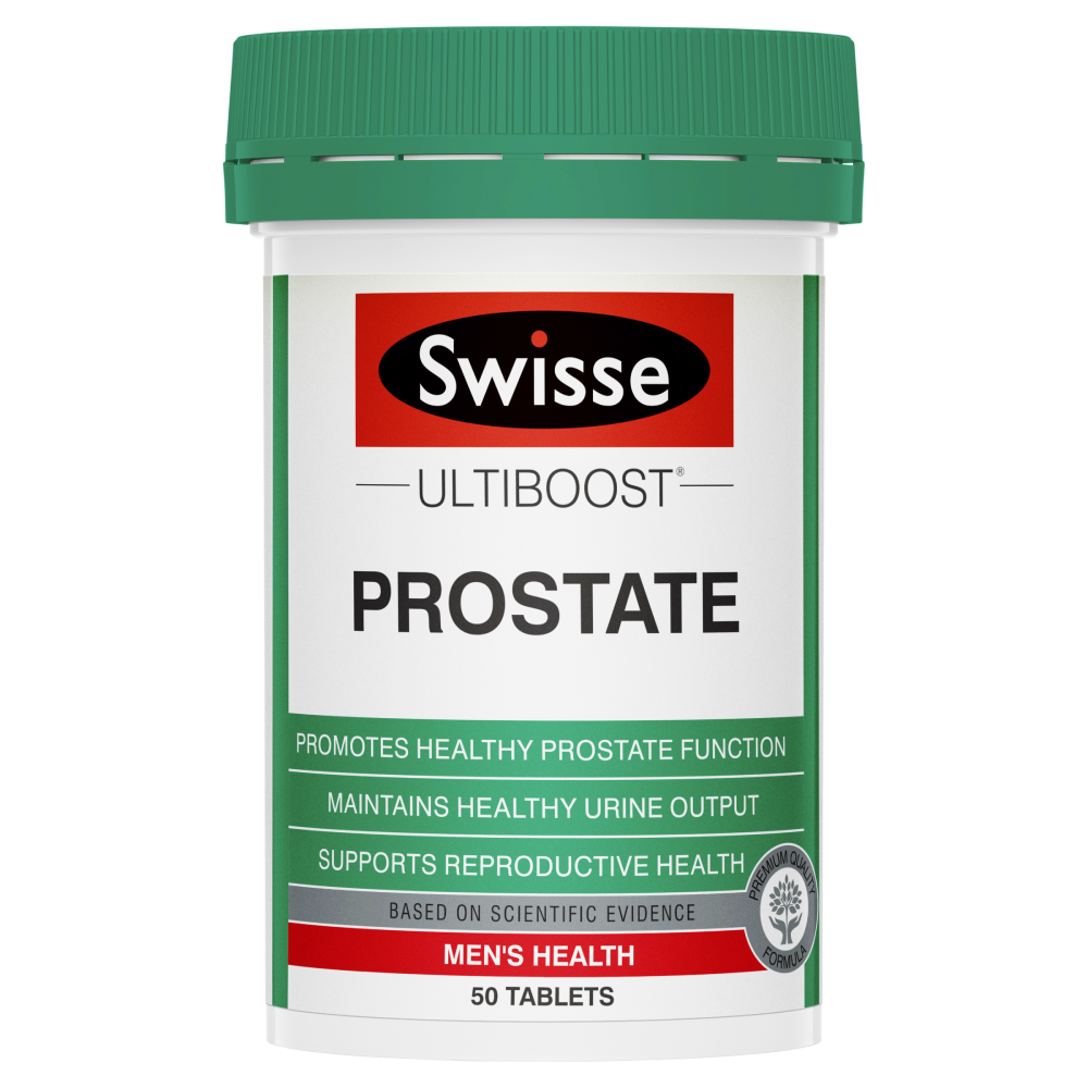Swisse Ultiboost Prostate 50 Tablets Male Reproductive Health Saw Palmetto