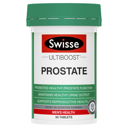 Swisse Ultiboost Prostate 50 Tablets Male Reproductive Health Saw Palmetto